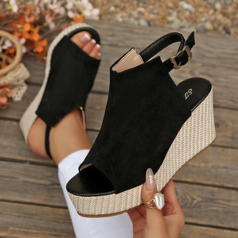 Wedge Espadrille Women - Sandales compensées d'été pour femmes en