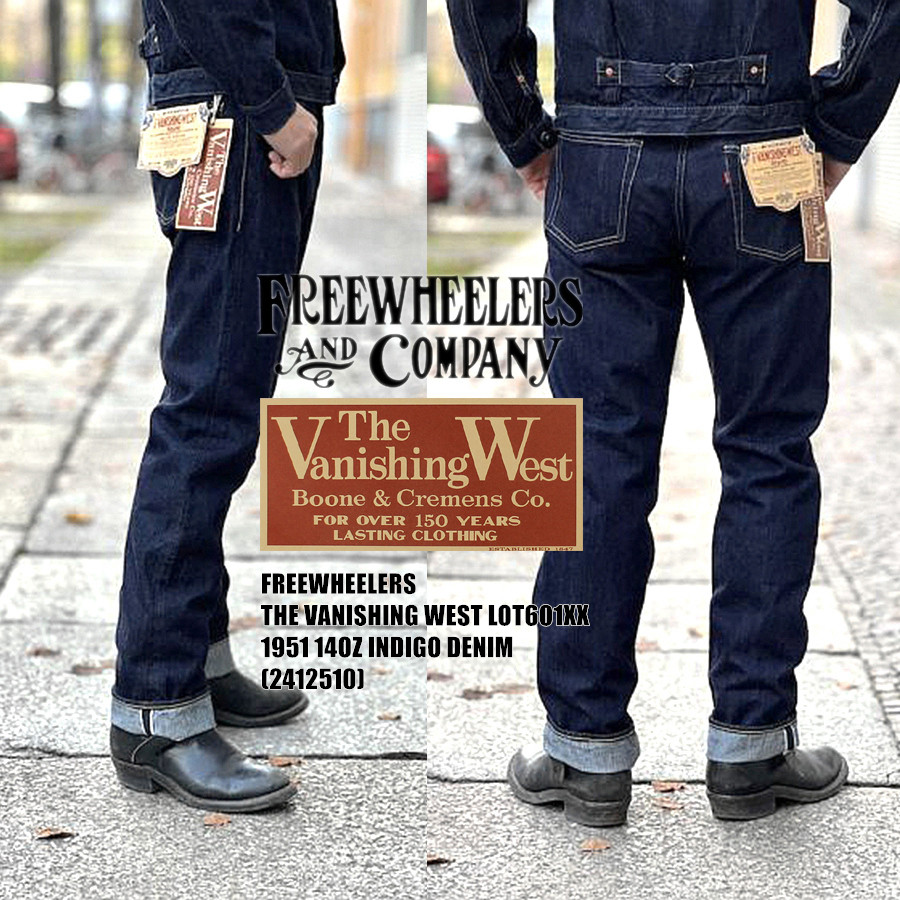 Levis Jeans 501 - FREEWHEELERS 601XX 1951, cinq sacs de