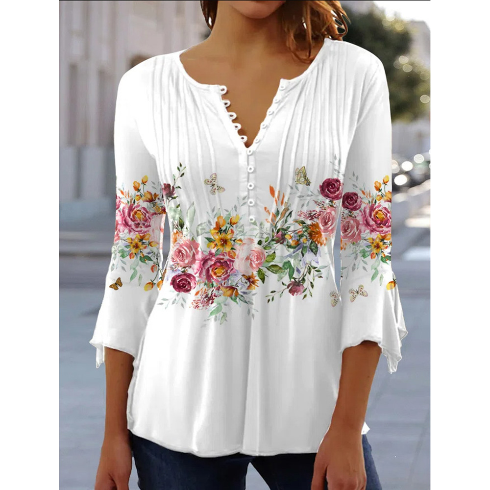 Romper Floral Print - 2024 à la mode 3D imprimé