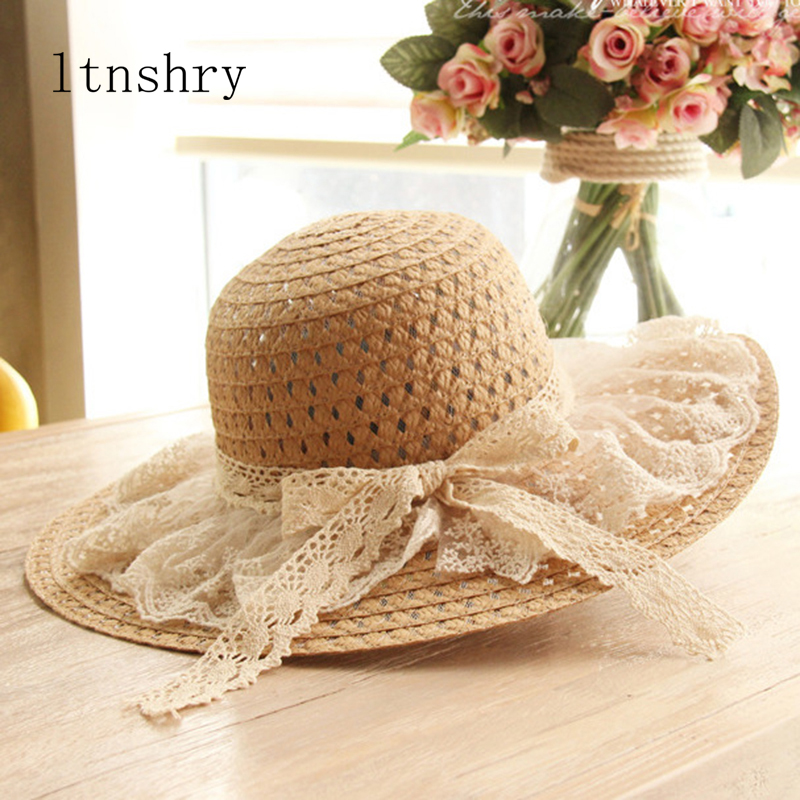 Hat Floppy Wide - Chapeaux de soleil en dentelle pour