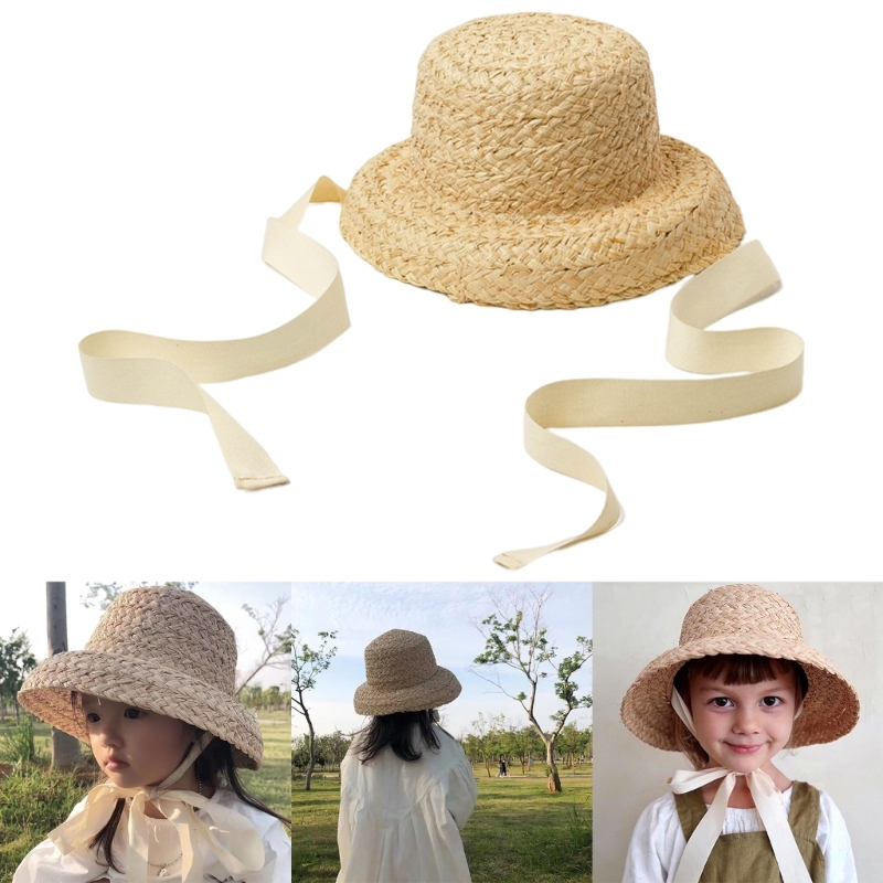 Hat Floppy Wide - QXOJ-Chapeau de paille tissé à la