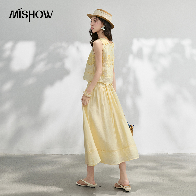 Ensemble de vacances MISHOW :  - Midi Skirt Floral avis et prix