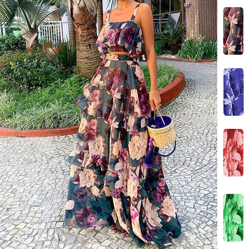 Ensembles deux pièces pour fem - Romper Floral Print avis et prix