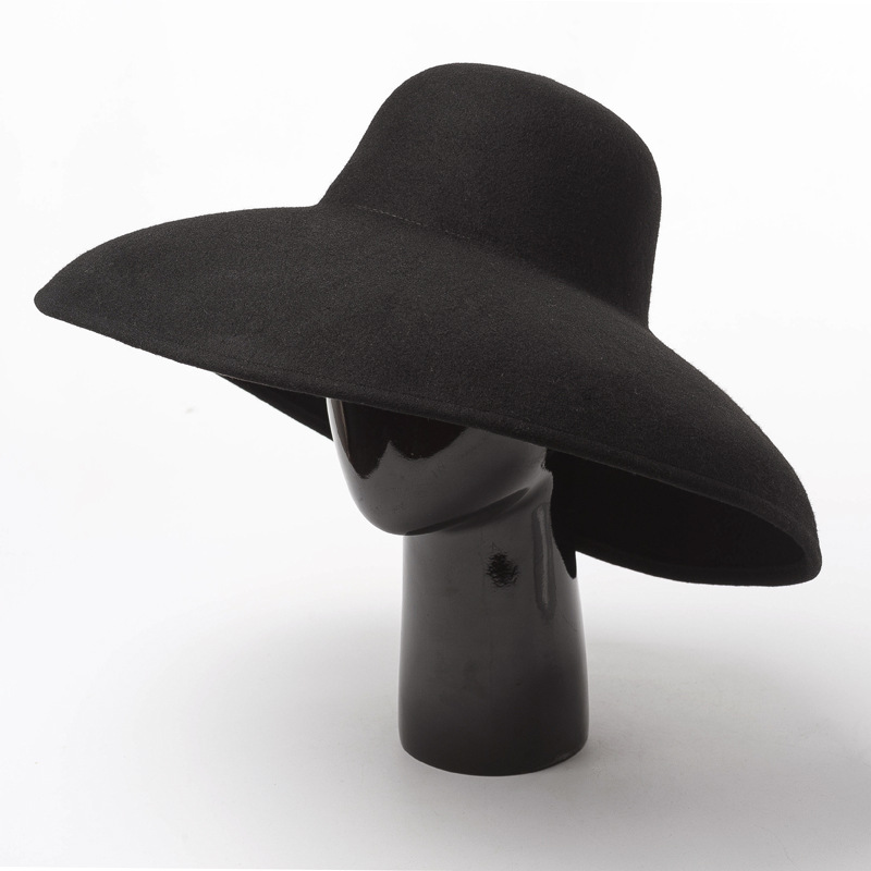 Chapeau classique en feutre de - Hat Floppy Wide avis et prix