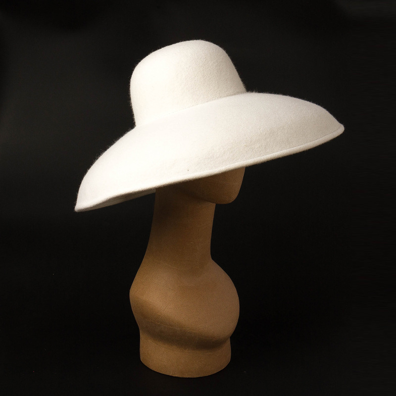 Chapeau classique en feutre de - Hat Floppy Wide avis et prix