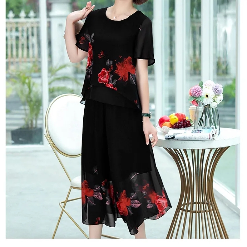 Ensemble court en dentelle imp - Romper Floral Print avis et prix