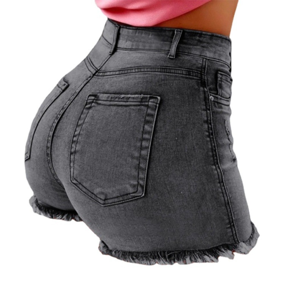 Shorts en jean déchirés taille - Shorts Denim Frayed avis et prix