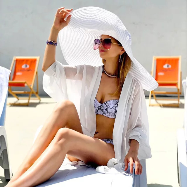 Chapeaux de paille de plage su - Hat Floppy Wide avis et prix