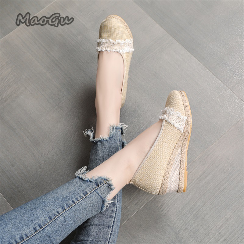 Chaussures compensées espadril - Wedge Espadrille Women avis et prix
