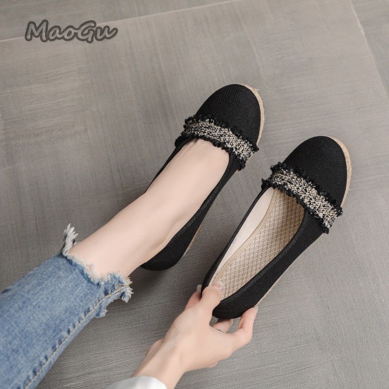 Chaussures compensées espadril - Wedge Espadrille Women avis et prix