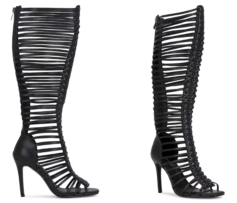 Sandales bottes noires à talon - Sandal Strappy Heeled avis et prix