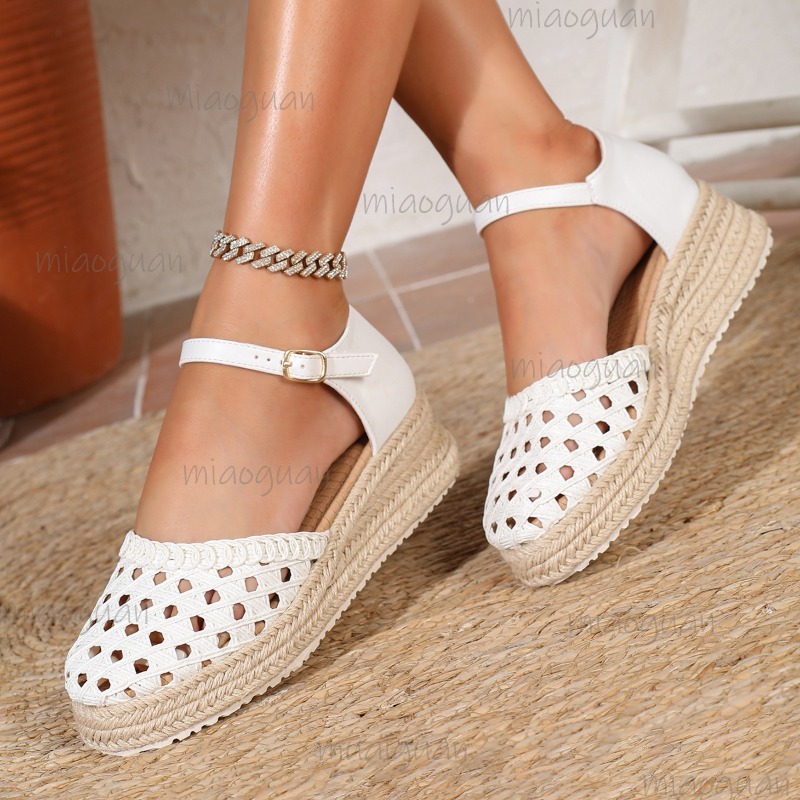Sandales compensées bohèmes po - Wedge Espadrille Women avis et prix