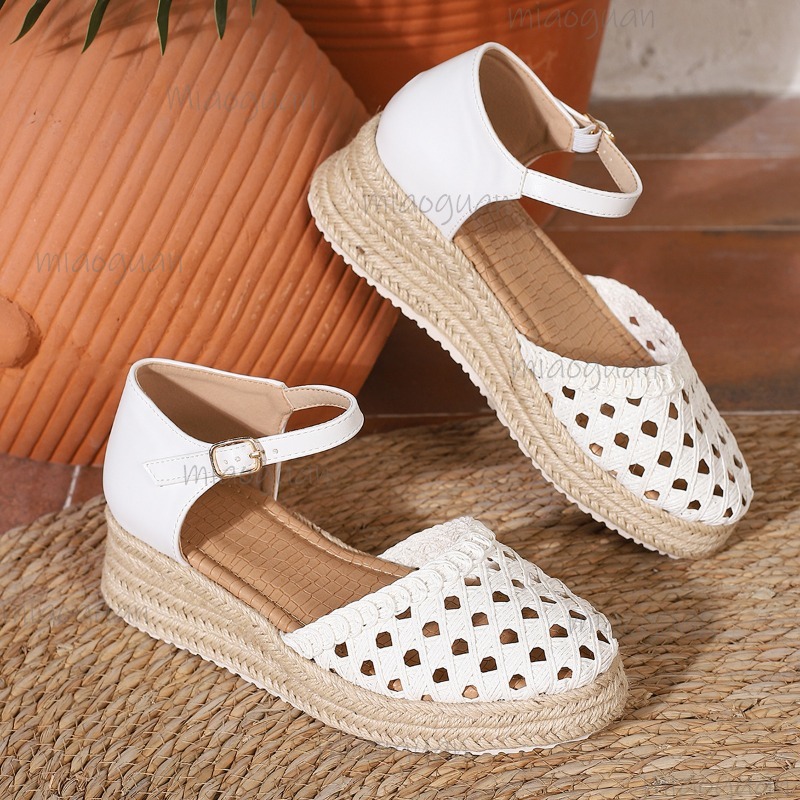 Sandales compensées bohèmes po - Wedge Espadrille Women avis et prix