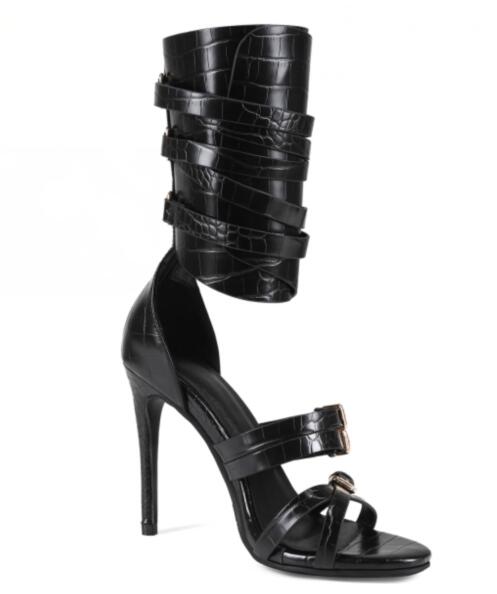 Sandales longues sexy en cuir  - Sandal Strappy Heeled avis et prix