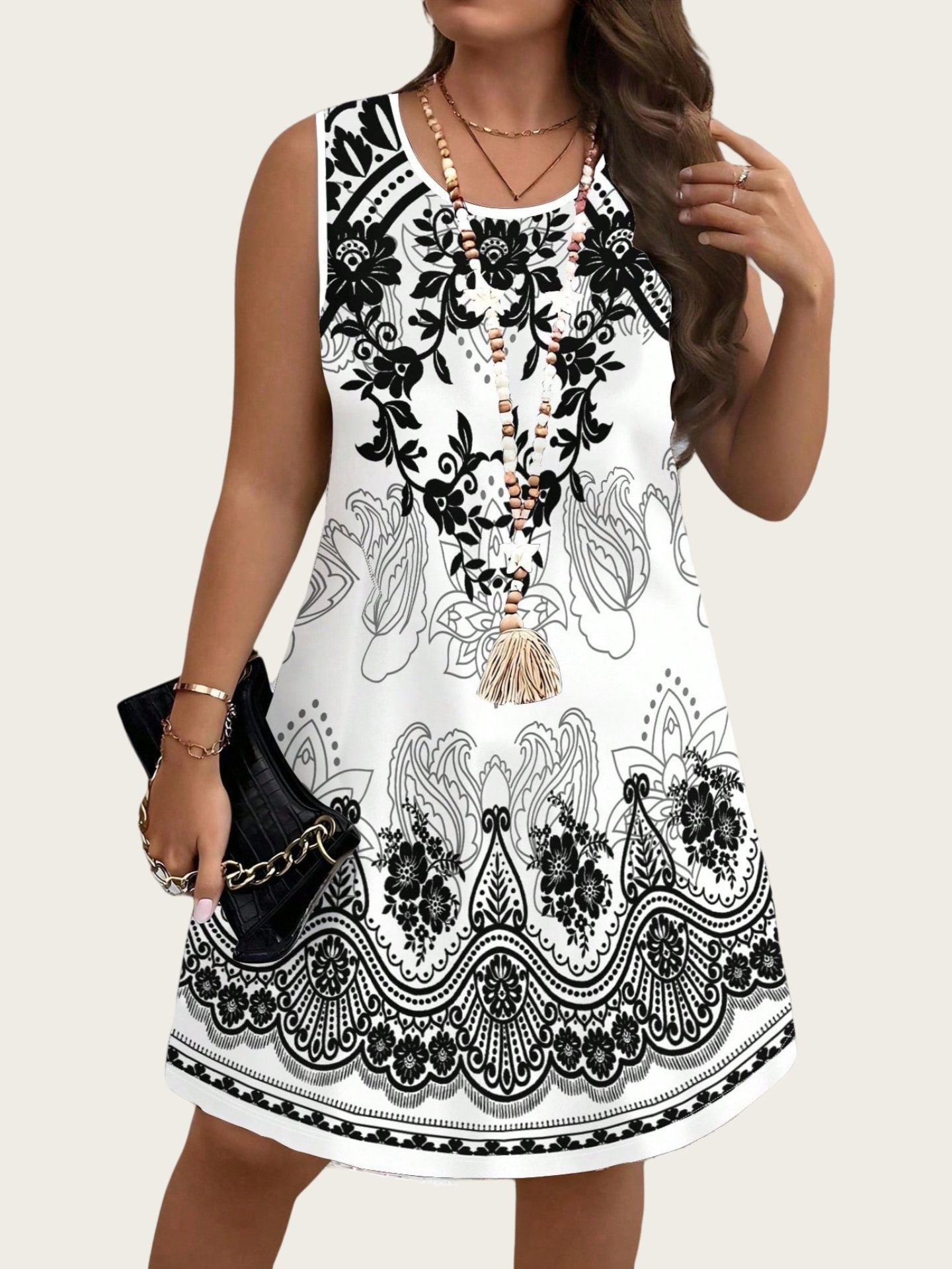 Robes d'été 2026 style ethniqu - Romper Floral Print avis et prix