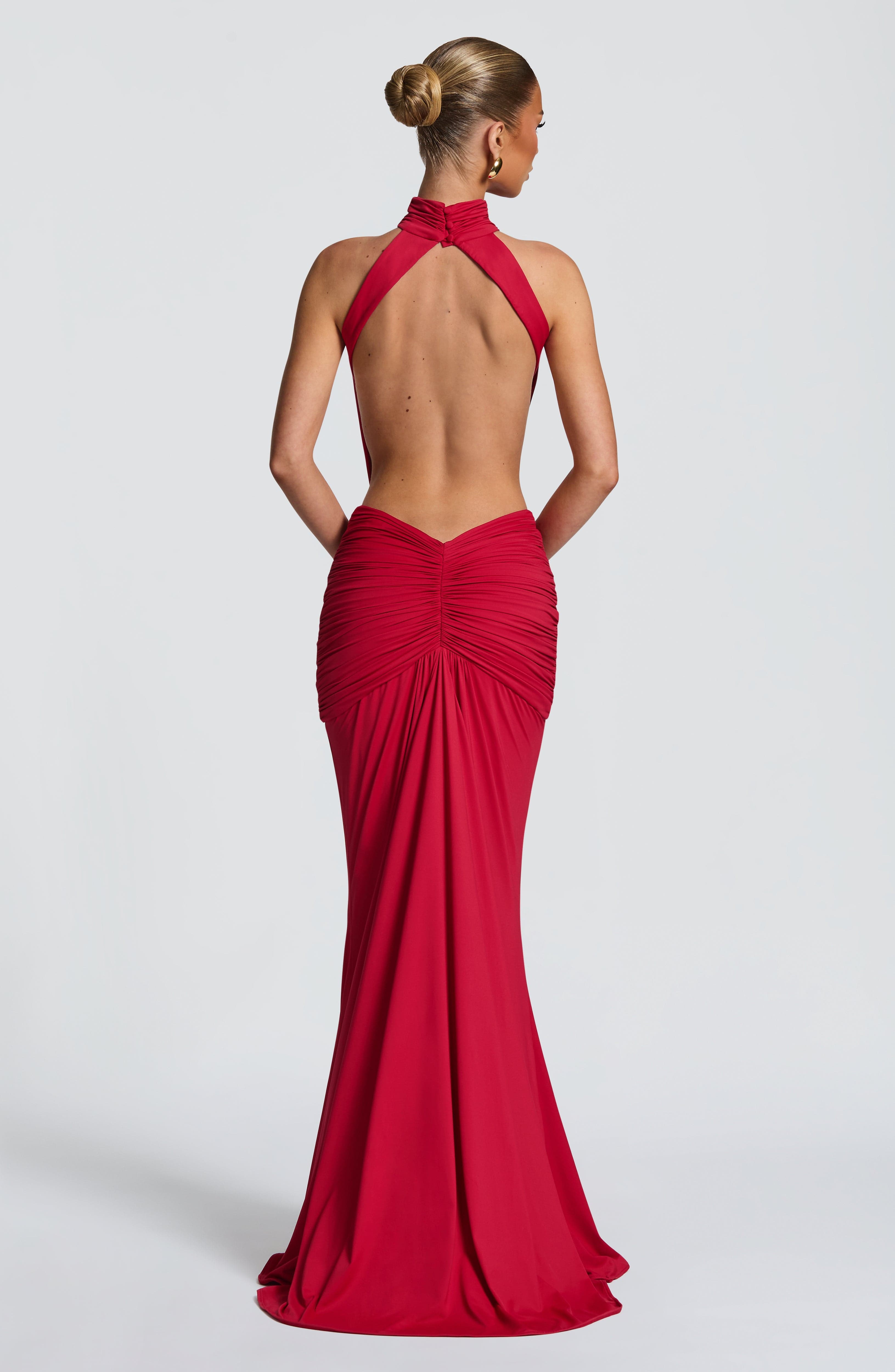 Robe longue sirène à col halte - Maxi Dress Halter avis et prix