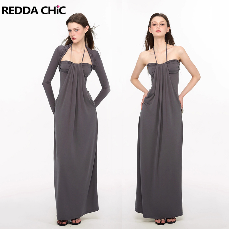 REDDACHiC élégant tressé hauss - Maxi Dress Halter avis et prix