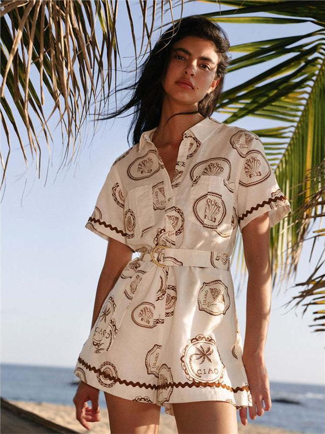 Robe chemise élégante en lin à - Linen Dress Wrap avis et prix