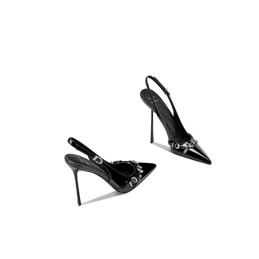 Sandales à talons fins et bout - Sandal Strappy Heeled avis et prix
