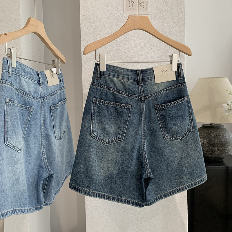 Short en jean vintage pour fem - Shorts Denim Frayed avis et prix