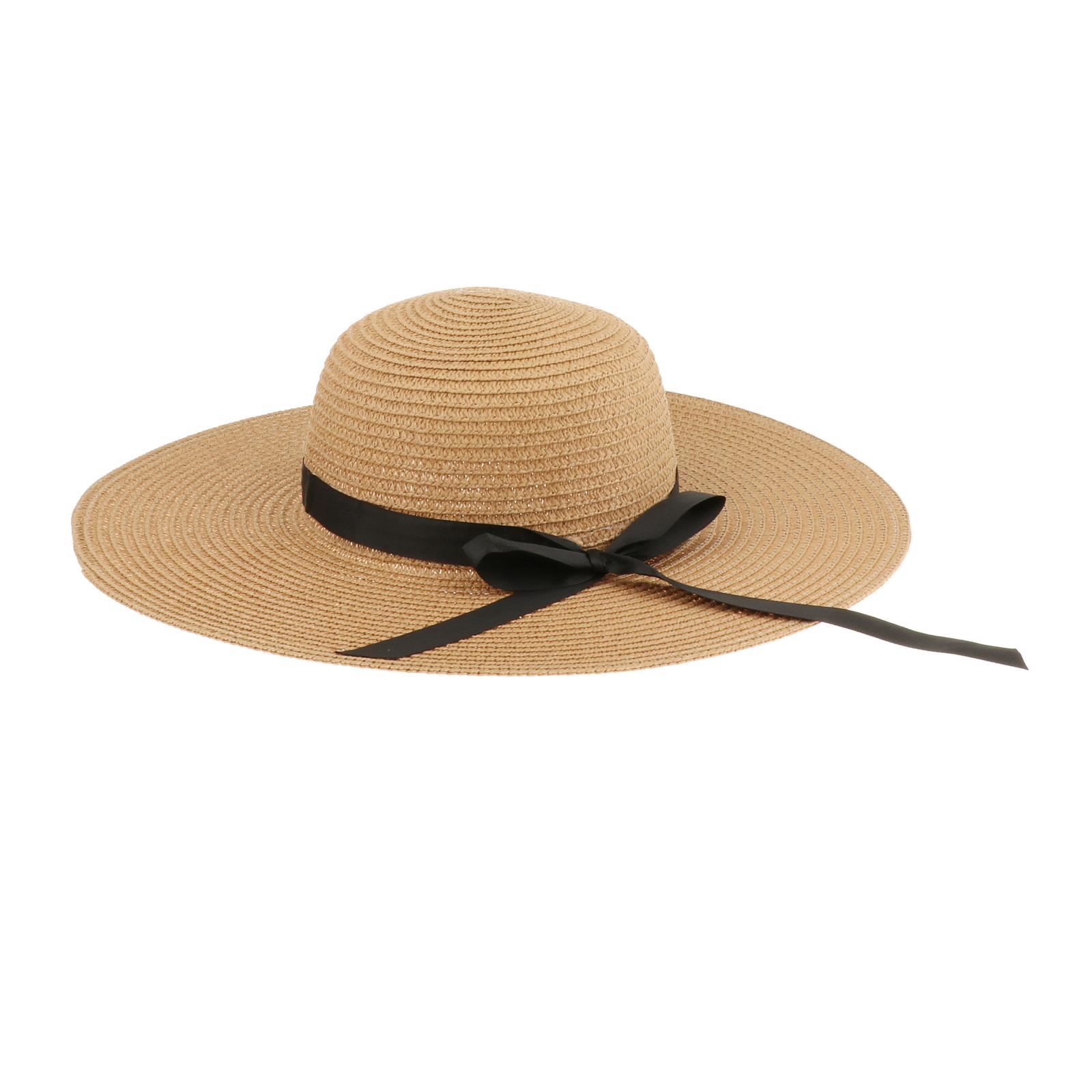 Chapeau de paille d'été pour f - Hat Floppy Wide avis et prix