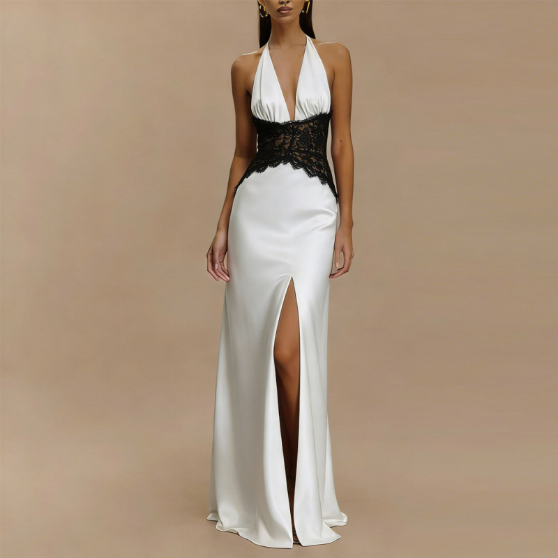 Robe longue sexy dos nu à lico - Maxi Dress Halter avis et prix