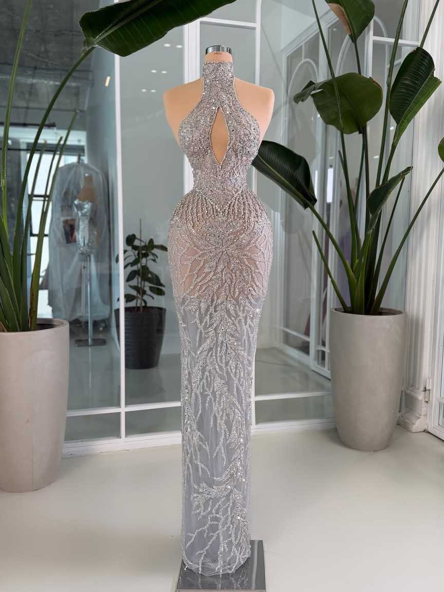 Robes de soirée élégantes à co - Maxi Dress Halter avis et prix