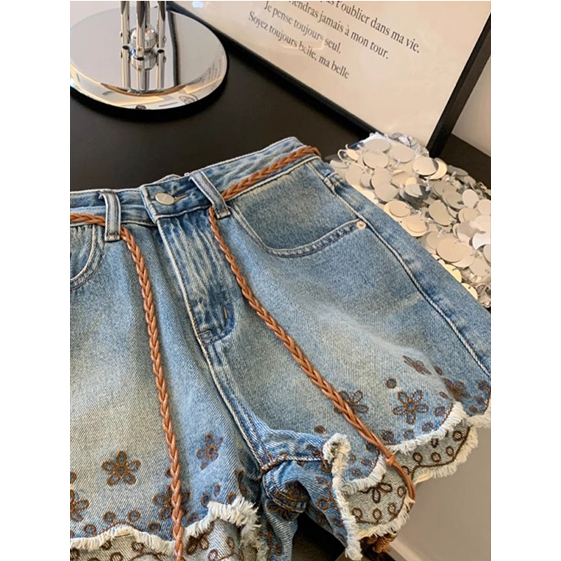 Shorts en jean vintage respira - Shorts Denim Frayed avis et prix